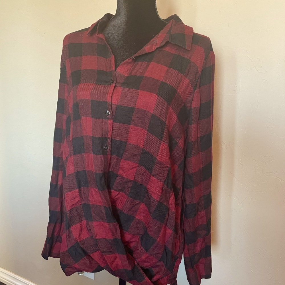 Flannel Buffalo checked long sleeve